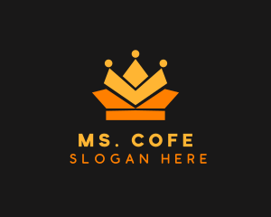 Geometric Crown logo design