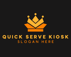 Geometric Crown logo design