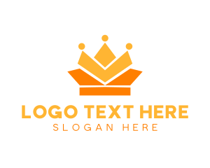 Jewelry Shop - Geometric Crown logo design