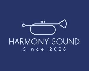 Band - Simple Music Trumpet logo design