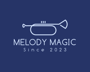 Music - Simple Music Trumpet logo design