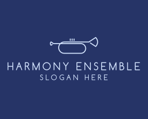 Orchestra - Simple Music Trumpet logo design