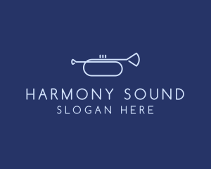 Music - Simple Music Trumpet logo design