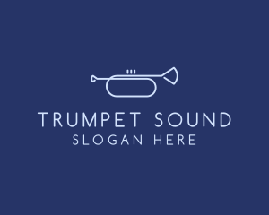 Trumpet - Simple Music Trumpet logo design