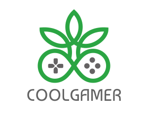 Cherub - Green Cannabis Controller logo design