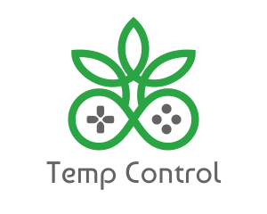 Green Cannabis Controller logo design