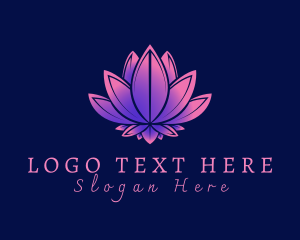 Lotus - Zen Beauty Flower logo design