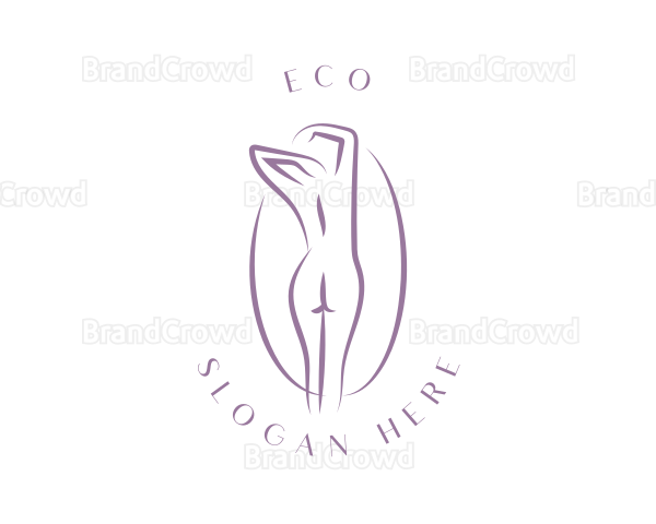 Sexy Nude Lady Logo