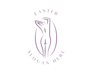 Sexy Nude Lady Logo