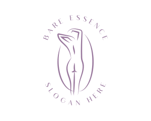 Sexy Nude Lady logo design