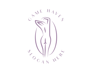 Flawless - Sexy Nude Lady logo design