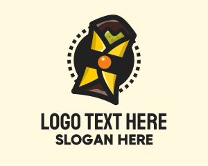 Mexican Burrito Wrap Logo