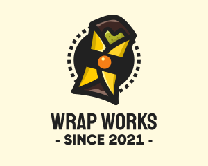 Wrap - Mexican Burrito Wrap logo design