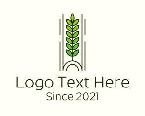 Vegan - Nature Tree Plant logo design
