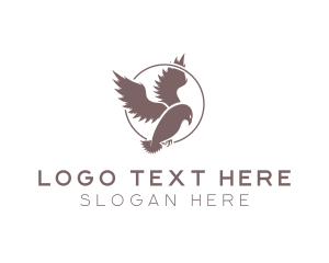 Zoo - Fierce Bird Falcon logo design