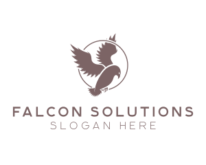 Fierce Bird Falcon logo design