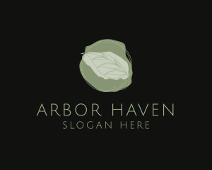 Arbor - Hand Drawn Leaf Lineart logo design