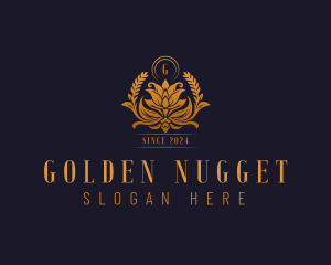 Golden Flower Boutique  logo design