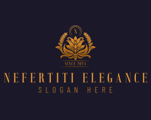 Golden Flower Boutique  logo design