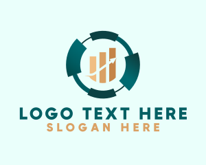Index - Finance Arrow Graph logo design