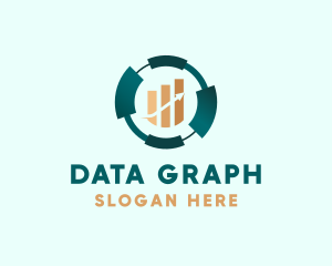 Finance Arrow Graph logo design