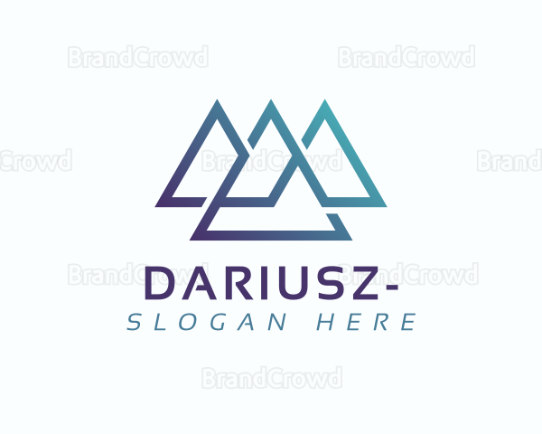 Professional Mountains Symbol Logo