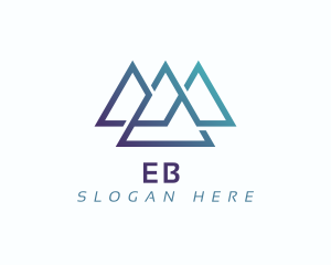 Geometric - Professional Mountains Symbol logo design