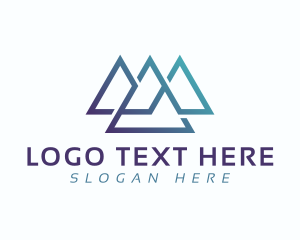 Edgy - Professional Mountains Symbol logo design