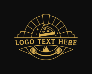 Pizza Oven - Pizza Oven Dining logo design