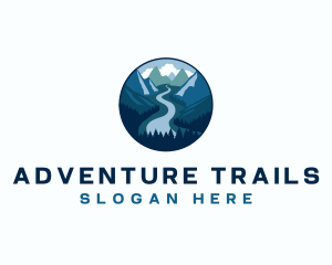 Mountain Road Travel logo design