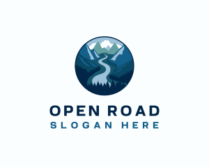 Mountain Road Travel logo design