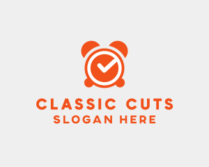 Orange Alarm Clock  logo design