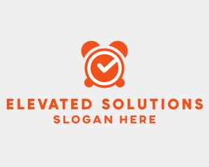 Orange Alarm Clock  logo design