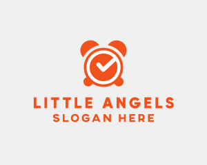 Orange Alarm Clock  logo design