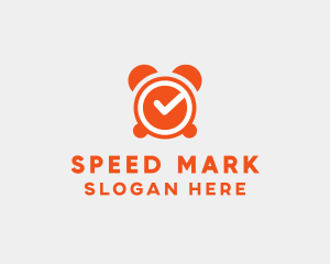 Orange Alarm Clock  logo design