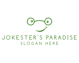 Funny - Geek Eyeglasses Smile logo design