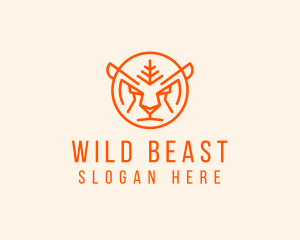 Wild Tiger Avatar logo design