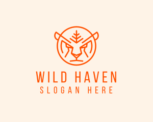 Wild Tiger Avatar logo design