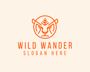 Wild Tiger Avatar logo design