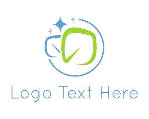Shine - Organic Sanitation Leaf logo design