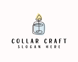 Candle Spa Decor logo design