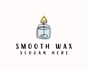 Candle Spa Decor logo design