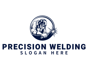 Welding - Metalwork Welding Machinist logo design