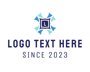 Painting - Tile Design Pattern logo design