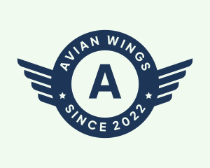 Military Aviation Wings logo design