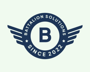 Battalion - Military Aviation Wings logo design