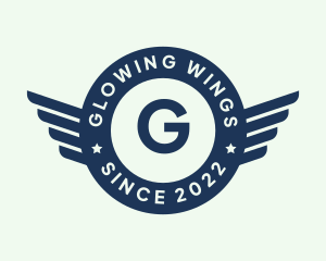 Military Aviation Wings logo design