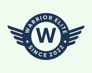 Military Aviation Wings logo design