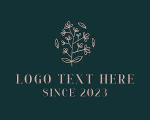 Embroidery - Flower Plant Apothecary logo design