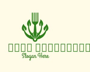 Organic Vegan Fork Logo